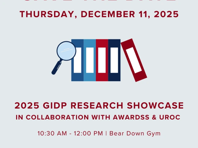 2025 GIDP Showcase Save the Date